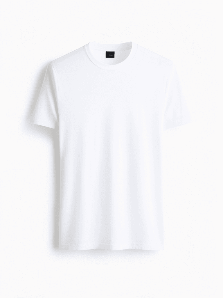 T-shirt blanc ghost mannequin